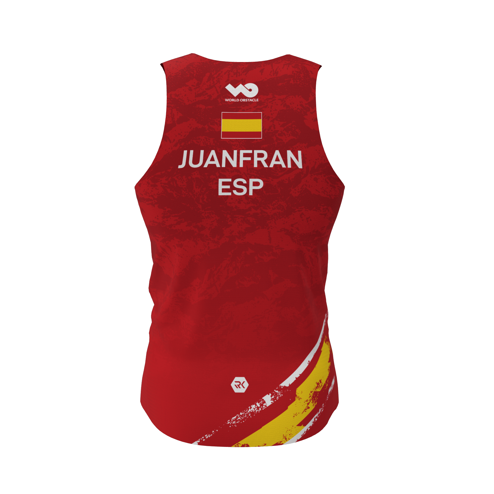 Camiseta Tirantes Ocra Hombre - Imagen 2